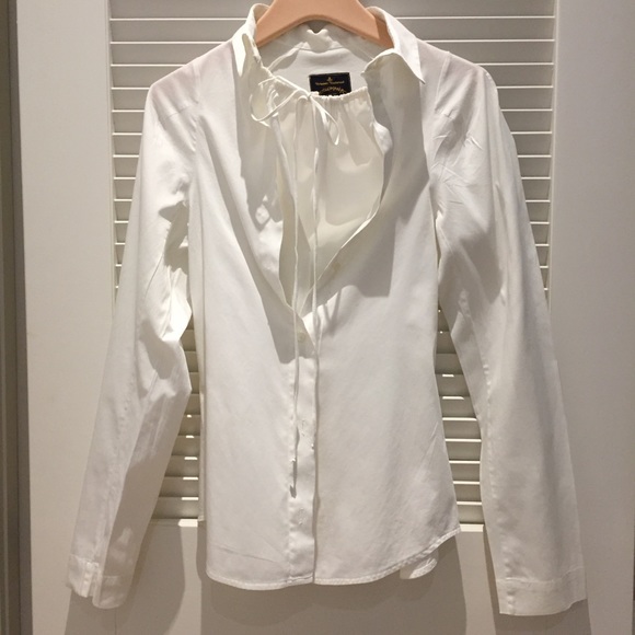 VIVIENNE WESTWOOD ANGLOMANIA White Shirt 44 EUC